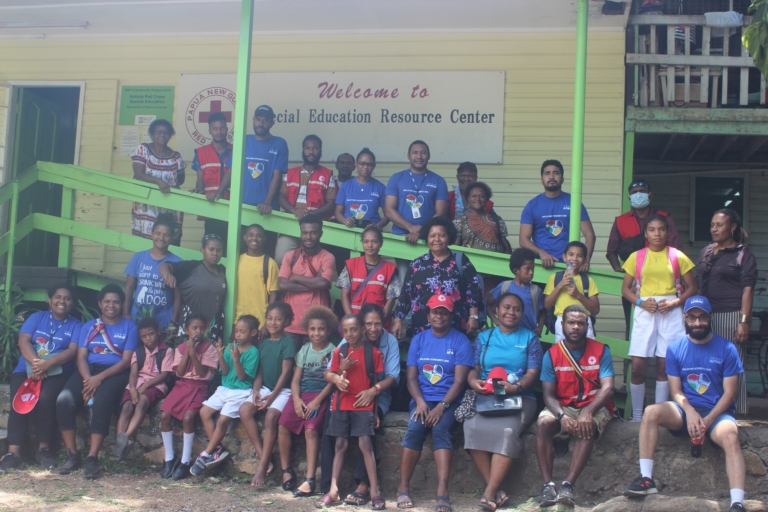 KPMG visits PNG RCS Inclusive Center